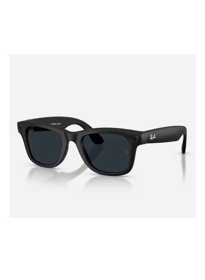 Meta Ray-Ban | Meta Wayfarer Large (Gen 2) - Frame Matte Black Lenses Clear/Grey Transitions  RW4012 Grey - Image 2