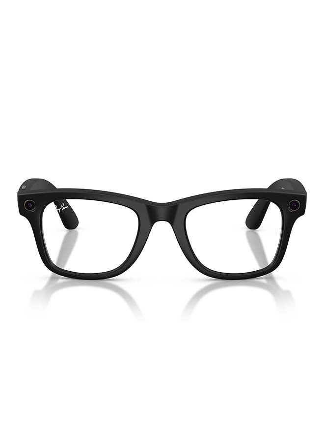 Meta RAY-BAN Wayfarer (Gen 2) Matte Black Frame Clear to Grey Transitions Lens Large High bridge Matte Black Clear to Grey Transitions - Image 1