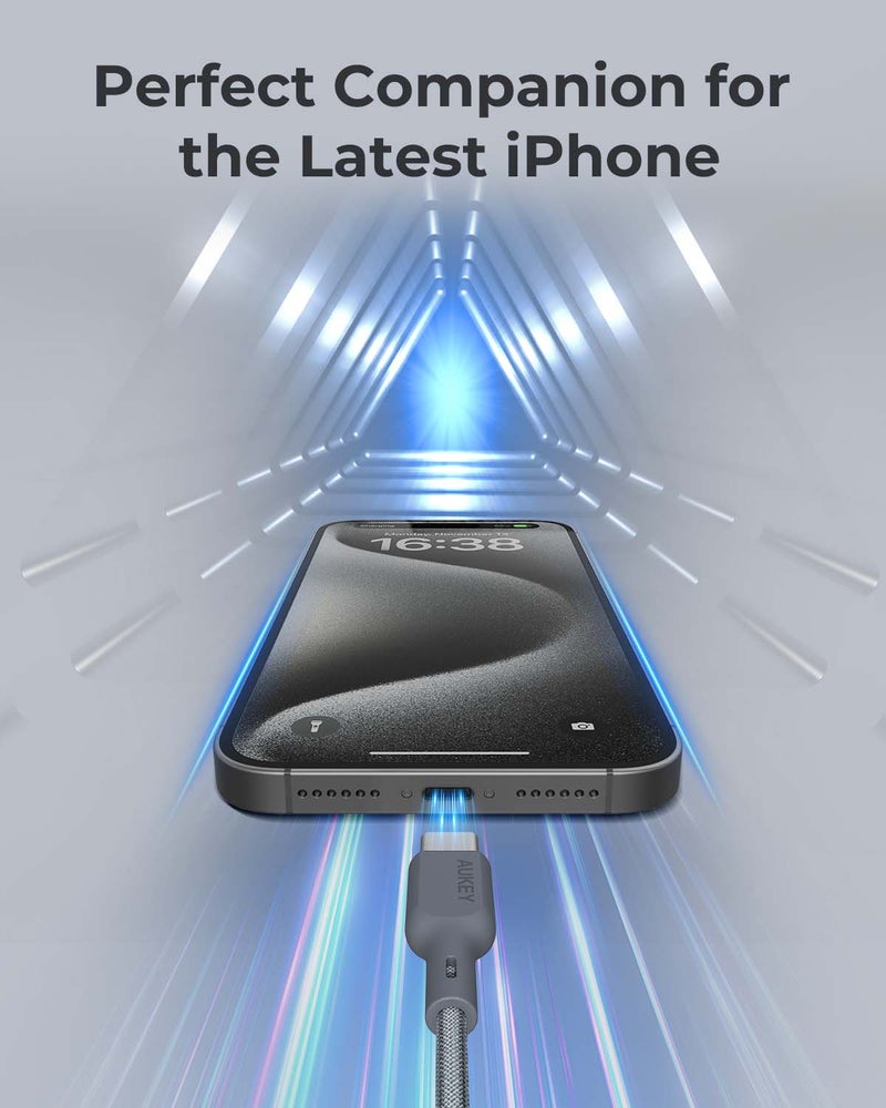 Circlit Blink 60W Lite Cable 2m. DTY Braided USB-C to USB-C - CB-DCC064 - Grey - https://f.nooncdn.com/p/pnsku/N70261586V/45/_/1768479734/7dd69f6c-1104-4912-bc41-7615addf7c13.jpg