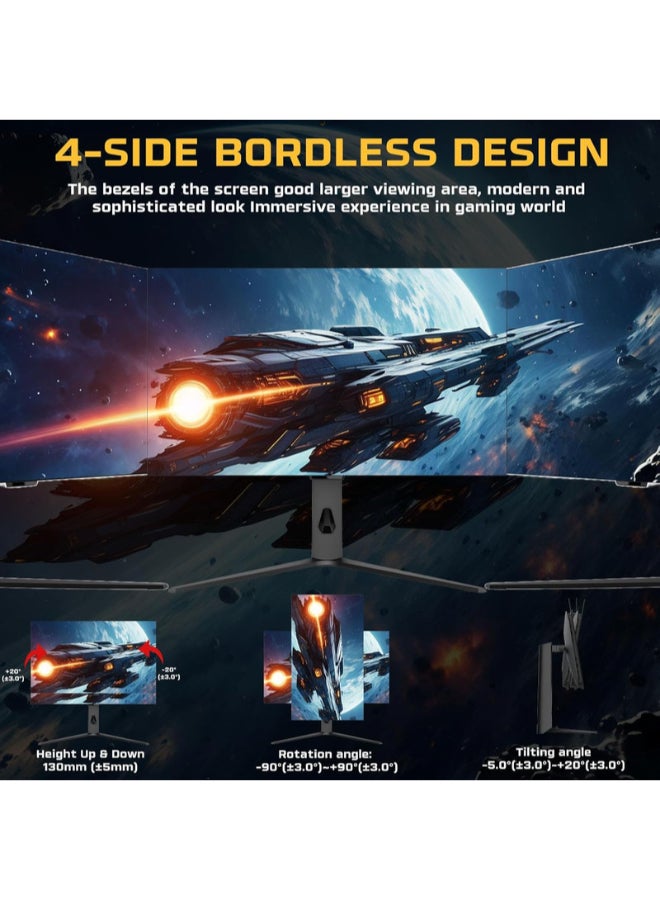 تويستيد مايندز شاشة الألعاب OLED Prestige X بحجم 32 بوصة، 4K 240Hz/FHD 480Hz، HDR10، G-SYNC و FreeSync، زمن استجابة 0.03 مللي ثانية، HDMI 2.1، USB-C 90W، DCI-P3 98.5%، مفتاح KVM، إضاءة RGB، مكبرات صوت مدمجة - Image 3