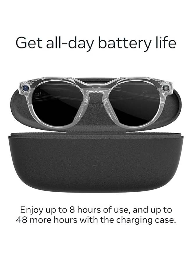 Meta 154 mAh Oakley HSTN Limited Edition Ai Glasses (F Clear/ L Transition Grey) S51 Clear - Image 3