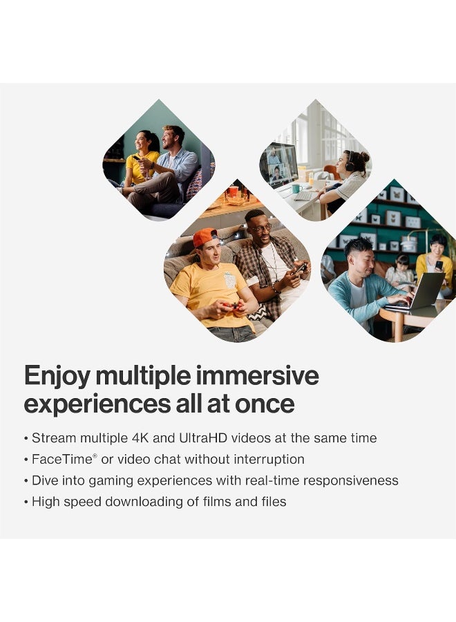 LINKSYS Velop Micro Mesh WiFi 6 Node Dual Band AX3000 - High-Speed Cognitive Mesh System with 2.5 Gbps, Coverage up to 2,000 sq. ft. for 75 Devices - White white - Image 4