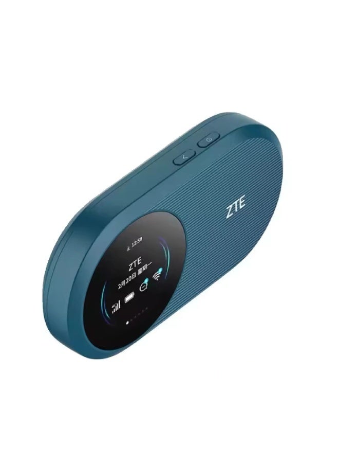 ZTE Wireless Mobile WI-FI Router Pro Unlock,WiFi 6 Up to 287Mbps,9 Hour Battery Life,WPS,32 Devicees, Plug and Play Sim Card Slot And Type C Port,TDRA Approved blue - Image 3
