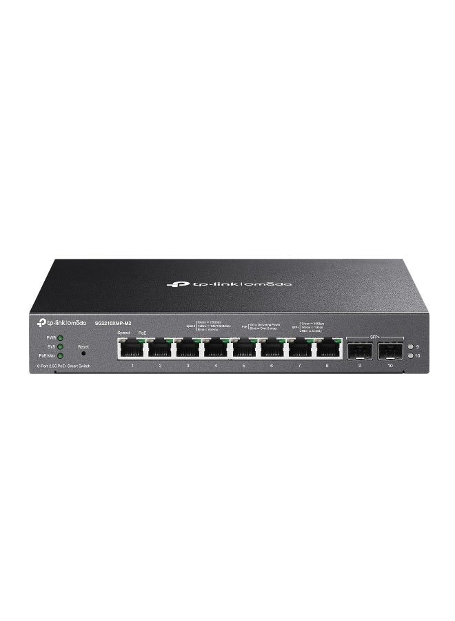 TP-LINK SG2210XMP-M2 Omada 8-Port 2.5GBASE-T Smart Switch with 2-Port ...