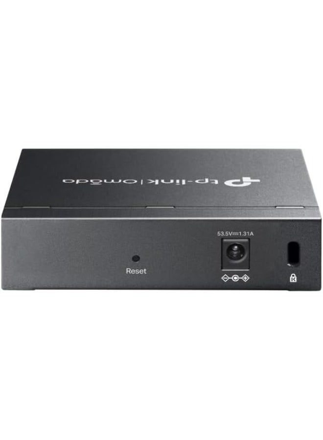 تي بي لينك ES205GP 5-Port Gigabit Easy Managed Switch with 4 PoE+ Ports Black - Image 2