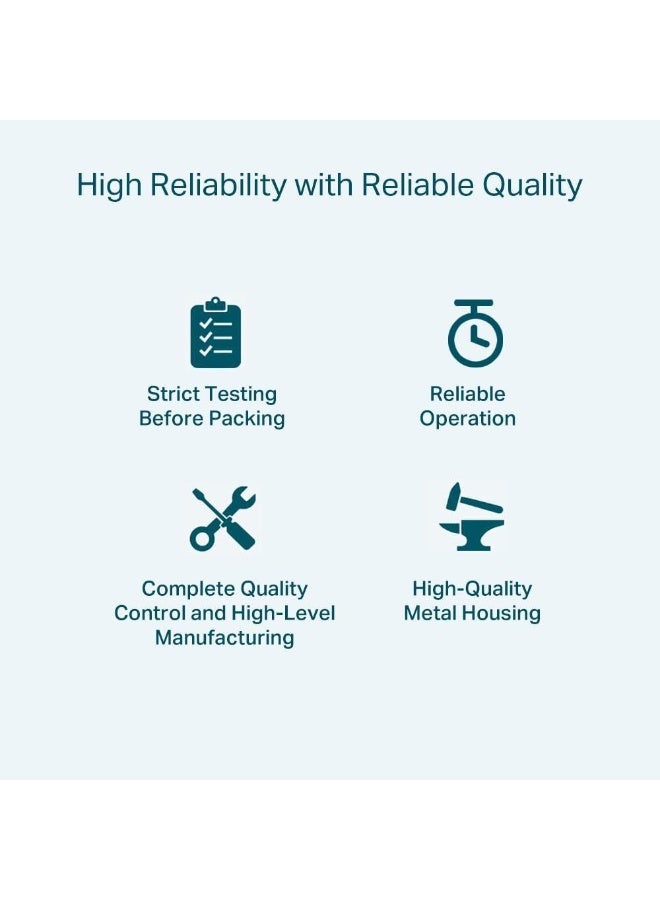 تي بي لينك SG2428LP 28-Port Gigabit PoE Switch with 16 PoE+ Ports and Cloud Management Black - Image 5