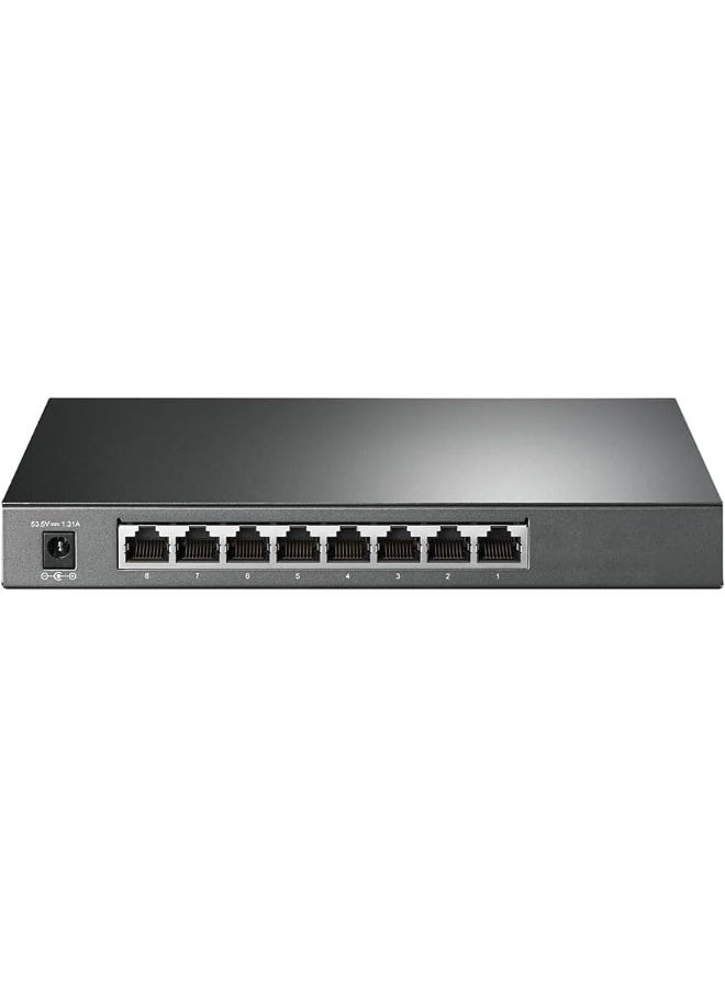 تي بي لينك TL-SG2008P Jetstream 8-Port Gigabit Smart Managed PoE Switch with 4 PoE+ Ports Black - Image 3