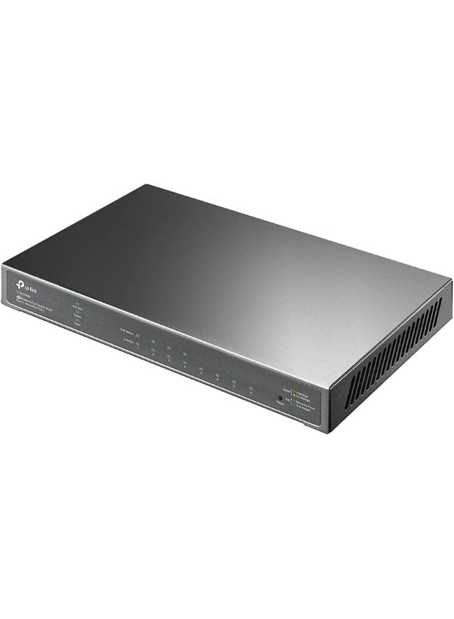 تي بي لينك TL-SG2008P Jetstream 8-Port Gigabit Smart Managed PoE Switch with 4 PoE+ Ports Black - Image 2