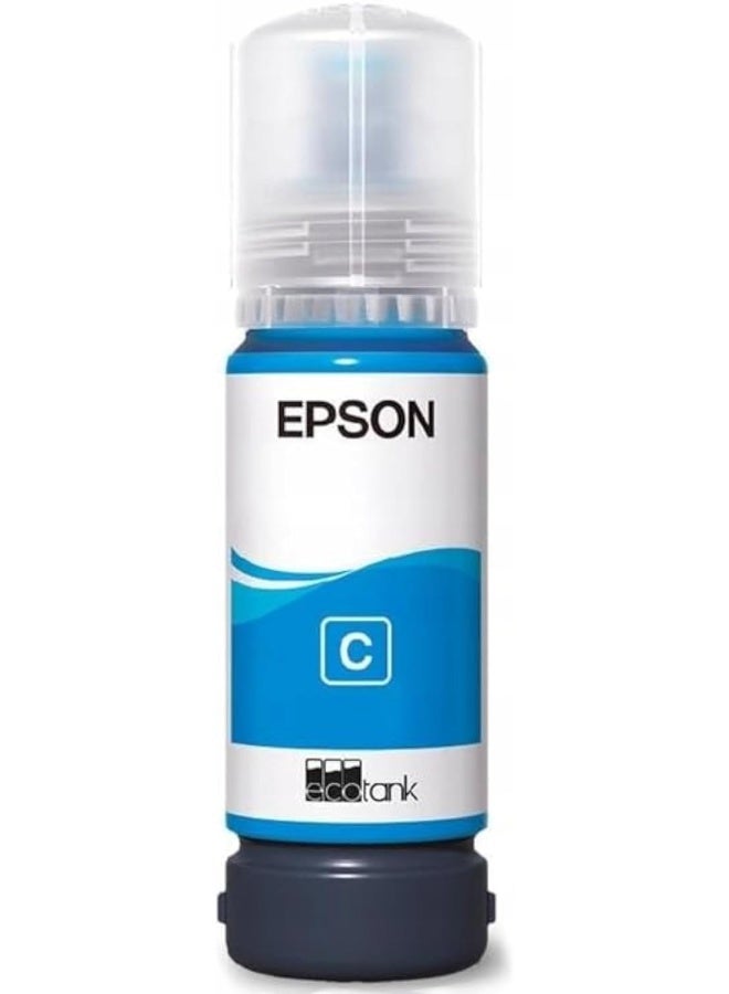 إبسون Epson 103 Ecotank Cyan Ink Bottle - 65ml for High-Quality Printing blue - Image 5