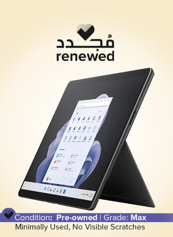 Microsoft Renewed - Surface Pro 9 Laptop With 13-Inch Display, Core i5-1235U Processor/16GB RAM/256GB SSD/Intel Iris Xe Graphics/Windows 11 Pro English Graphite - Image 1