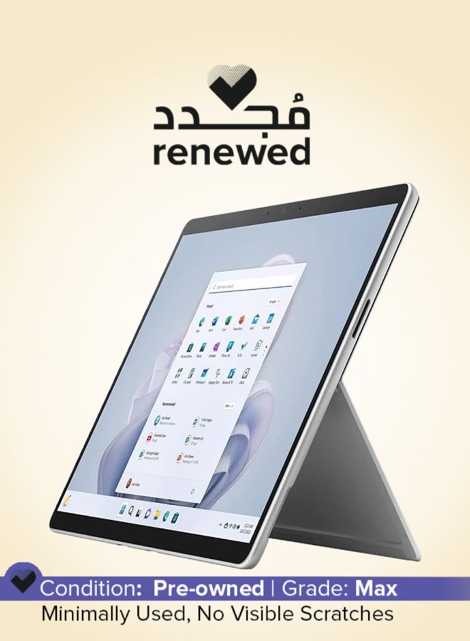 Microsoft Renewed - Surface Pro 9 Laptop With 13-Inch PixelSense Display, Core i5-1235U Processor/8GB RAM/256GB SSD/Integrated Graphics/Windows 11 Home English Platinum - Image 1