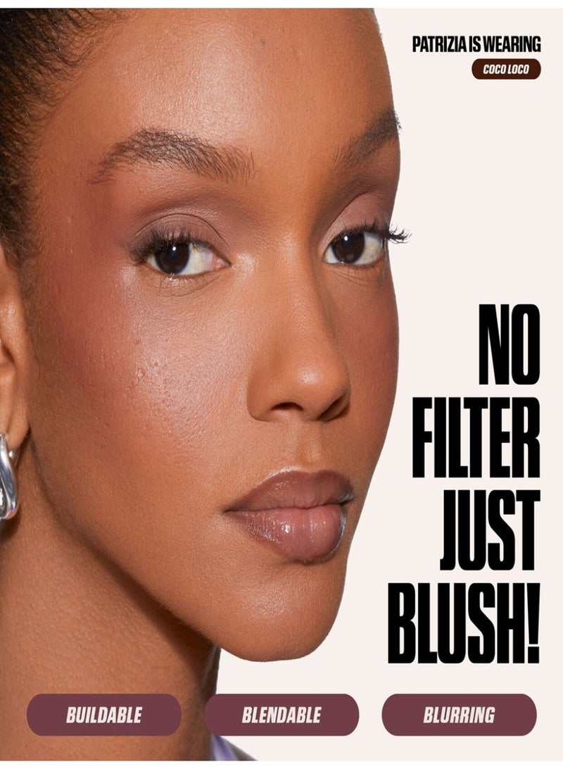 Huda Beauty Blush Filter Liquid Blush – Coco Loco Reddish Brown - Image 3