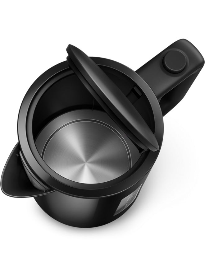 فيليبس غلاية بلاستيكية 3000 سلسلة - مع ضوء مؤشر، فتح نابض، 1.7 لتر 2200 واط HD9318/01 أسود - Image 4