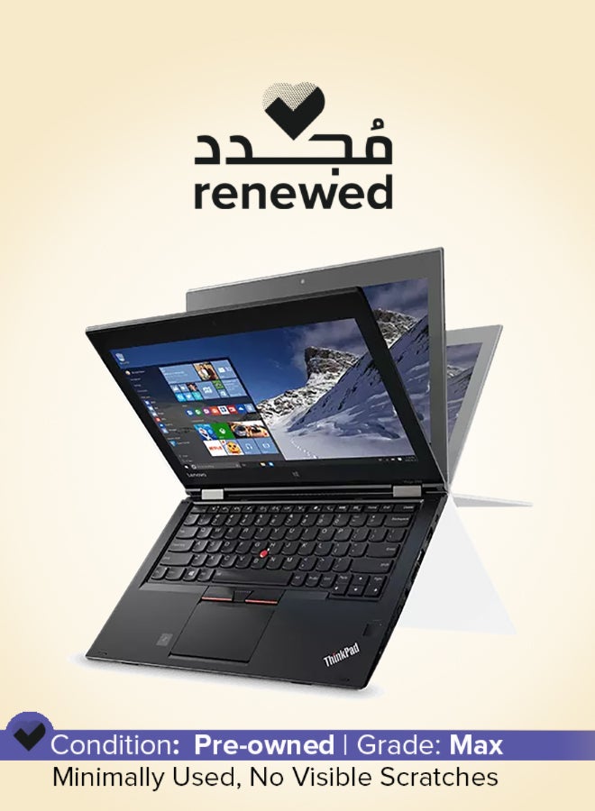 لينوفو مجدد - لابتوب ثينك باد يوغا 260 بشاشة 12.5 بوصة بدقة Full HD، مع معالج إنتل كور i7-6500U/رباعي النواة/الجيل السادس/ذاكرة RAM سعة 8 جيجابايت/قرص SSD سعة 256 جيجابايت/رسومات إنتل HD 520/ويندوز 10 - Image 1