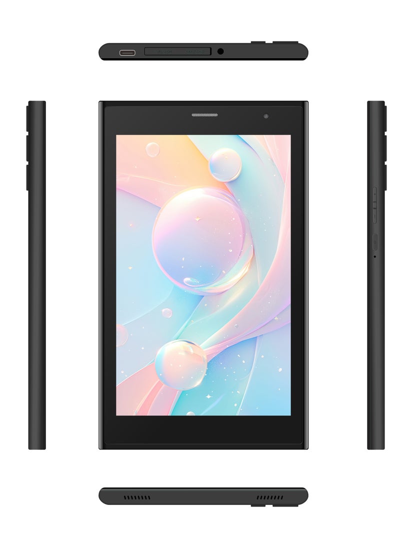 C idea 7-Inch Incell Screen Smart Kids Tablet CM524 Ultra Single SIM 8GB RAM 256GB ROM 5G LTE Wi-Fi and GPS Quad Core with Stylus Pen - Black - Image 2