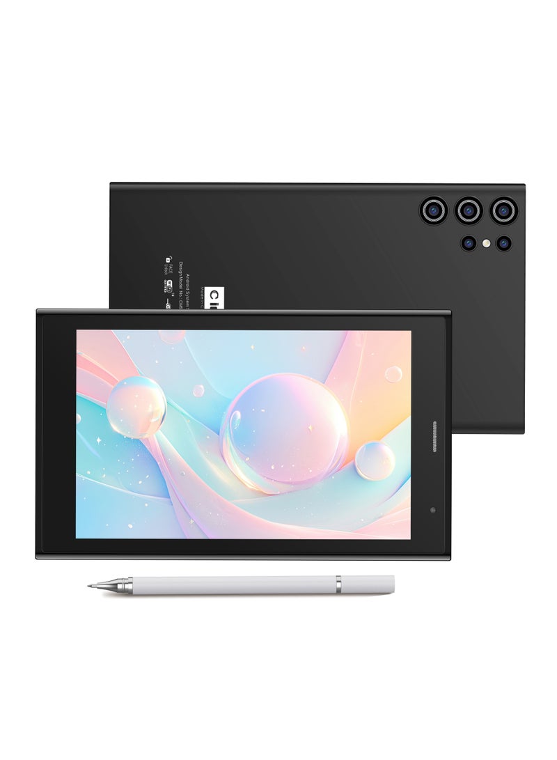 C idea 7-Inch Incell Screen Smart Kids Tablet CM524 Ultra Single SIM 8GB RAM 256GB ROM 5G LTE Wi-Fi and GPS Quad Core with Stylus Pen - Black - Image 1