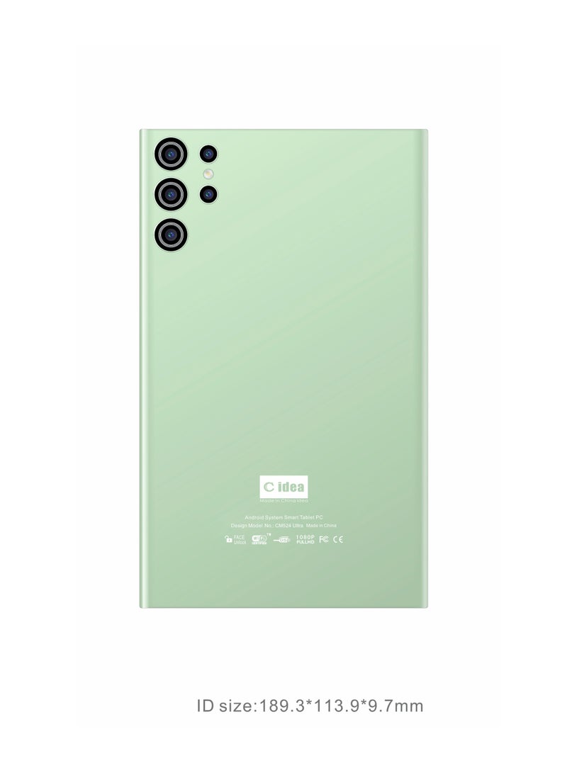 C idea 7-Inch Incell Screen Smart Kids Tablet CM524 Ultra Single SIM 8GB RAM 256GB ROM 5G LTE Wi-Fi and GPS Quad Core with Stylus Pen - Green - Image 3