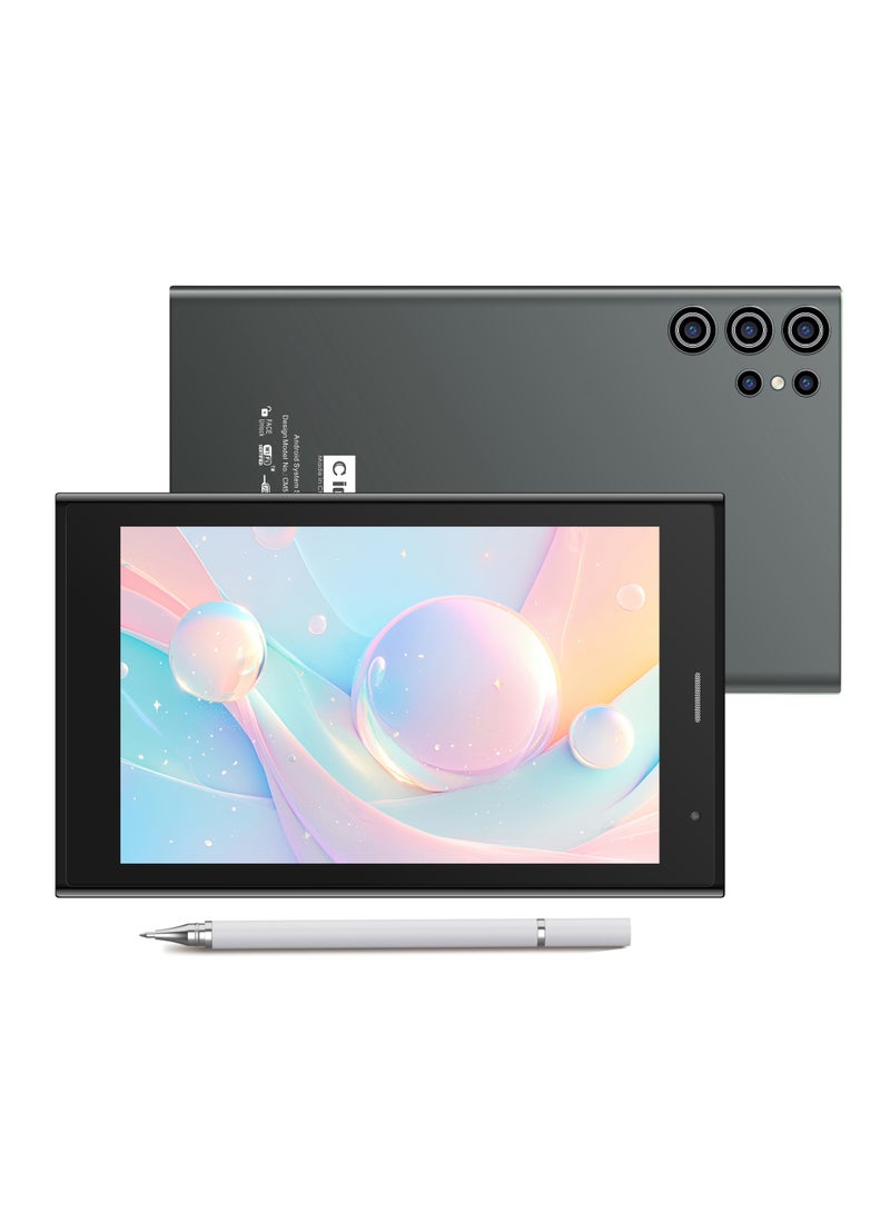 C idea 7-Inch Incell Screen Smart Kids Tablet CM524 Ultra Single SIM 8GB RAM 256GB ROM 5G LTE Wi-Fi and GPS Quad Core with Stylus Pen - Gray - Image 1