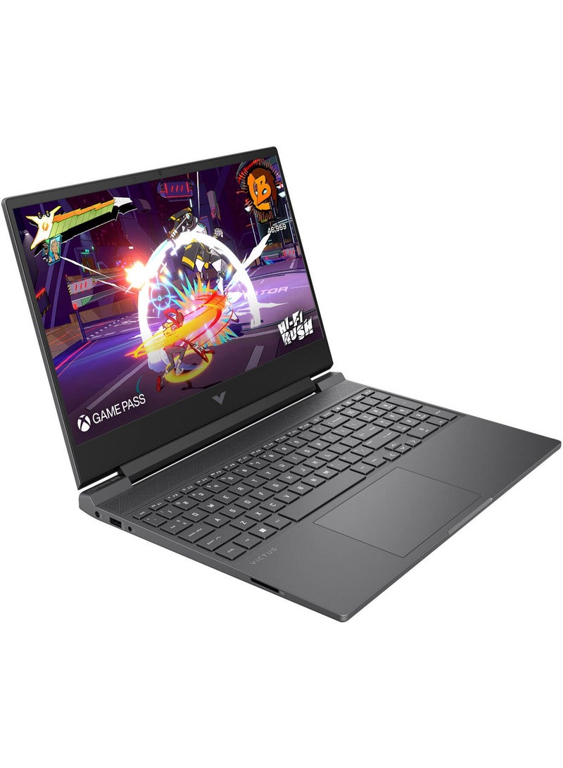 HP 15-fa2082wm Victus Gaming Laptop With 15.6" FHD IPS 144Hz Display, Intel Core i5-13420H Processor/16GB RAM/512GB SSD/GeForce RTX 4050 6GB GPU/Windows 11 Home English Mica Silver - Image 2