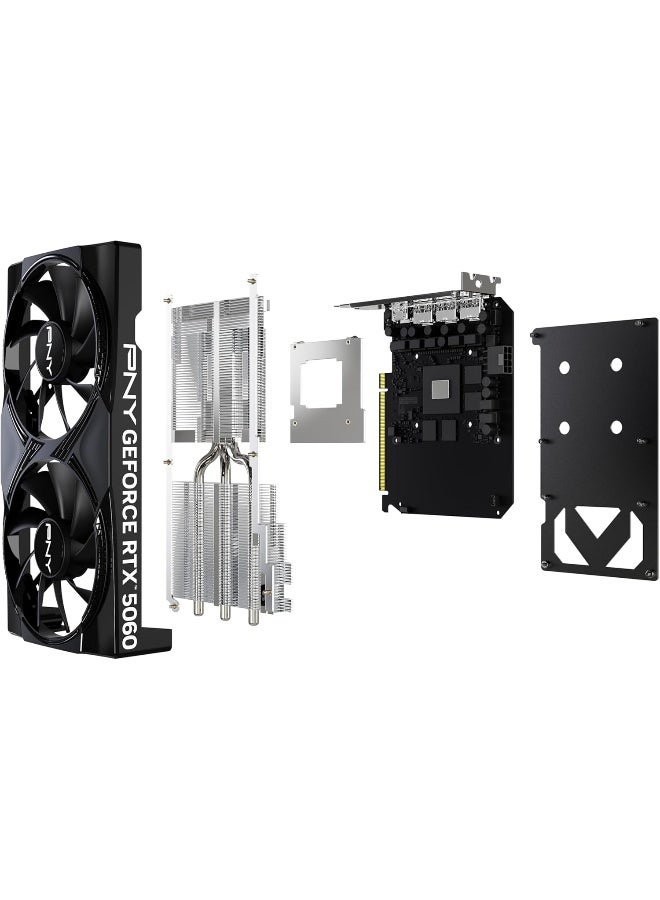 PNY GeForce RTX 5060 8GB Dual Fan DLSS 4 Graphics Card black - Image 5