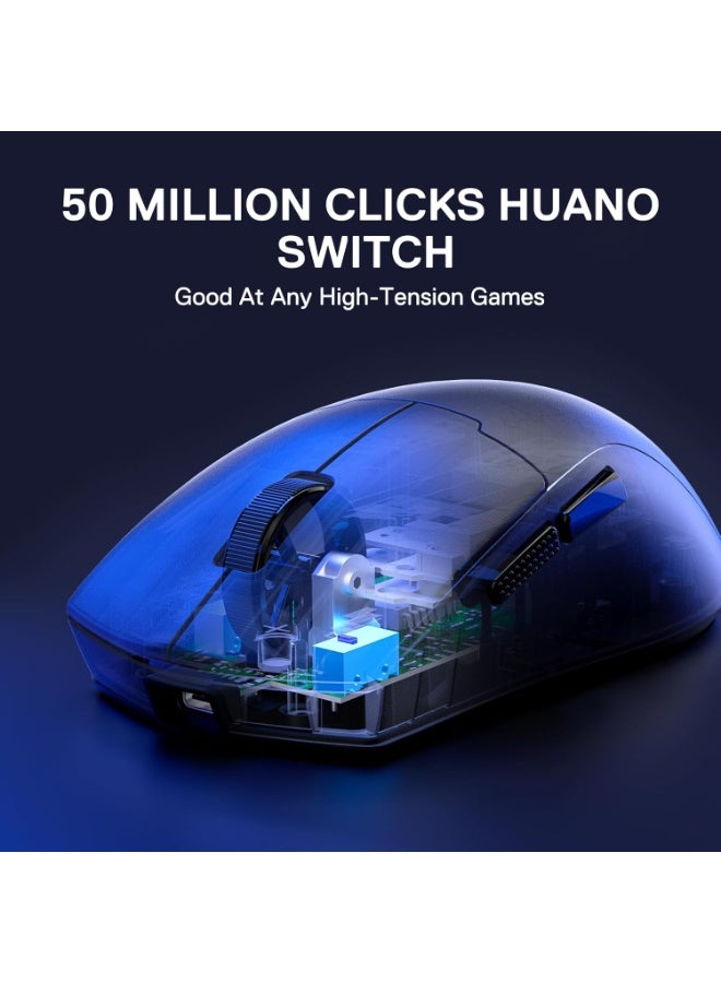 ريدراجون ماوس الألعاب اللاسلكي M918 PRO بثلاثة أوضاع، وزن 49 جرام، دقة 26K DPI مع تصميم مريح، أزرار قابلة للبرمجة بالكامل، البرنامج يدعم تخصيص الأزرار وDPI - Image 5