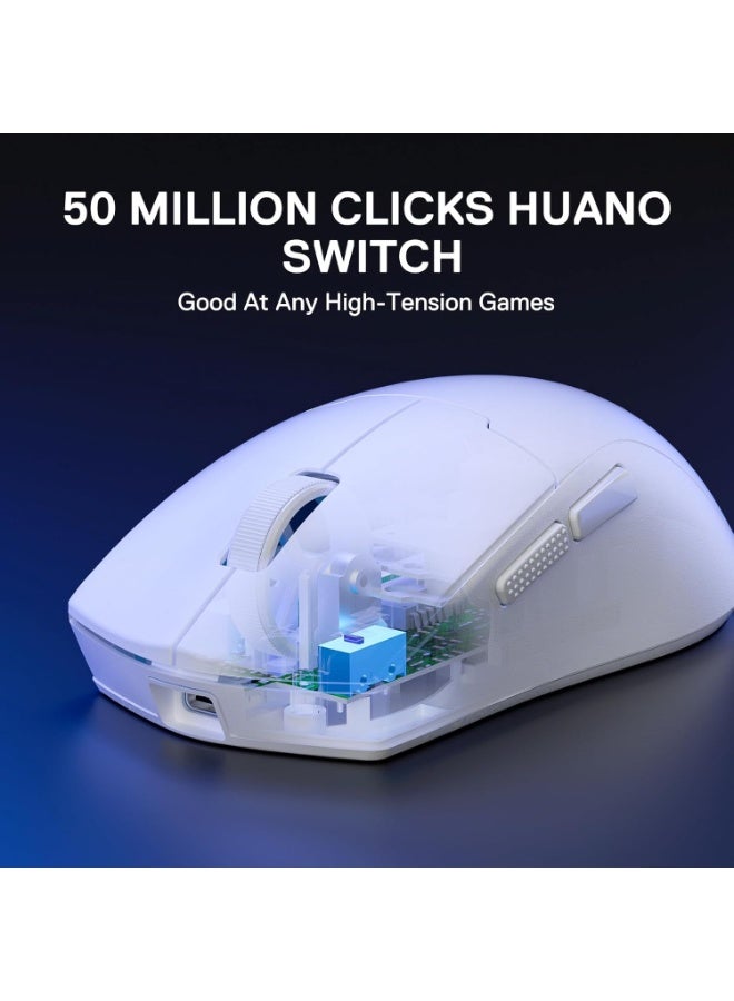 ريدراجون ماوس الألعاب اللاسلكي M918 PRO بثلاثة أوضاع، وزن 49 جرام، دقة 26K DPI، ماوس مخصص للاعبين مع تصميم مريح، أزرار قابلة للبرمجة بالكامل، البرنامج يدعم تخصيص الأزرار وDPI. - Image 5