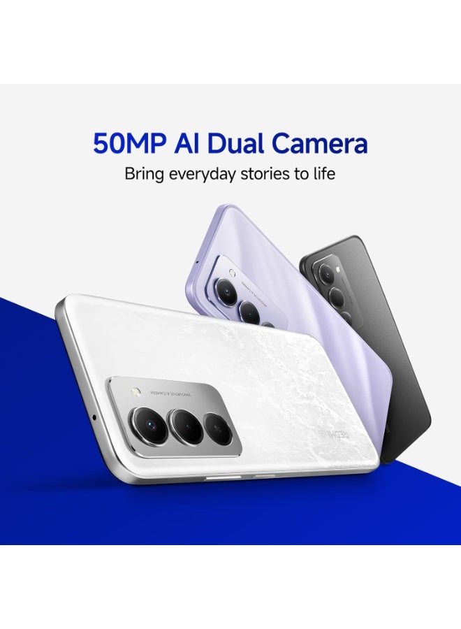 Xiaomi Redmi 15 5G Frosted White 8GB + 256GB | Segment's Largest 7000mAhA Battery | Segment's Largest Display 17.53cm(6.9) Up to 144Hz | Snapdragon 6s Gen 3 | 18W Reverse Charging | 50MP AI Dual Camera - Indian Version - Image 3