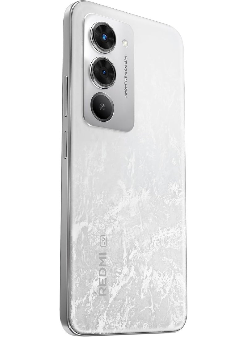 Xiaomi Redmi 15 5G Frosted White 8GB + 256GB | Segment's Largest 7000mAhA Battery | Segment's Largest Display 17.53cm(6.9) Up to 144Hz | Snapdragon 6s Gen 3 | 18W Reverse Charging | 50MP AI Dual Camera - Indian Version - Image 2
