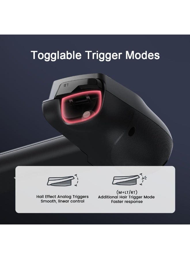 جيم سير وحدة تحكم الألعاب المحمولة اللاسلكية بلوتوث X5s | عصا تحكم بتأثير هول، وحدة تحكم خفيفة الوزن للهواتف لأجهزة Switch 2/Switch/Android/iPhone/iPad Mini - Image 5