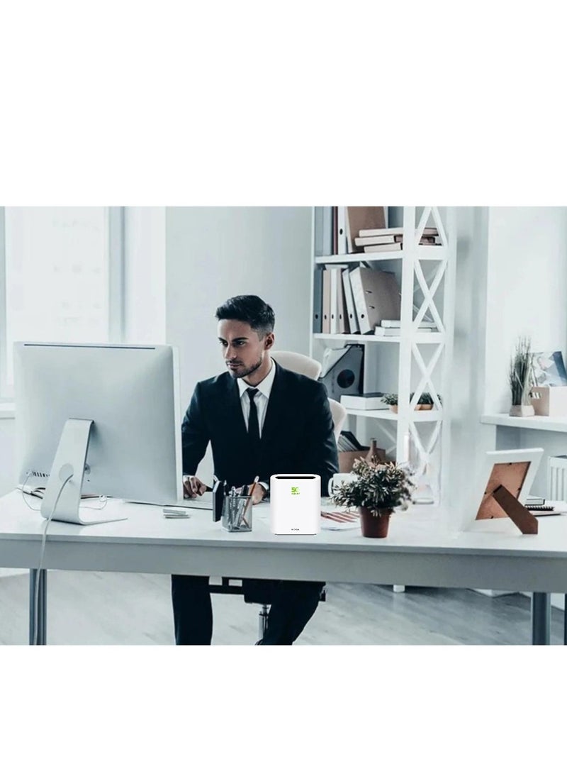 Zain Nokia FastMile 5G Gateway 6.1, Ultra-Fast 5G Home Router, High-Gain Antennas, Gigabit LAN, WiFi 6 "Supports All Networks" White - Image 5