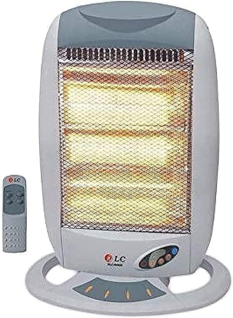 دي إل سي  دفاية  مع ريموت كنترول و3 مستويات للطاقة حتى 1200 واط، أمان تلقائي عند السقوط، حركة تأرجح لتوزيع الحرارة، عازل حراري وغطاء واقٍ للاستخدام المنزلي والمكتبي 1200 W DLC-R5828 (1200W) - Image 1