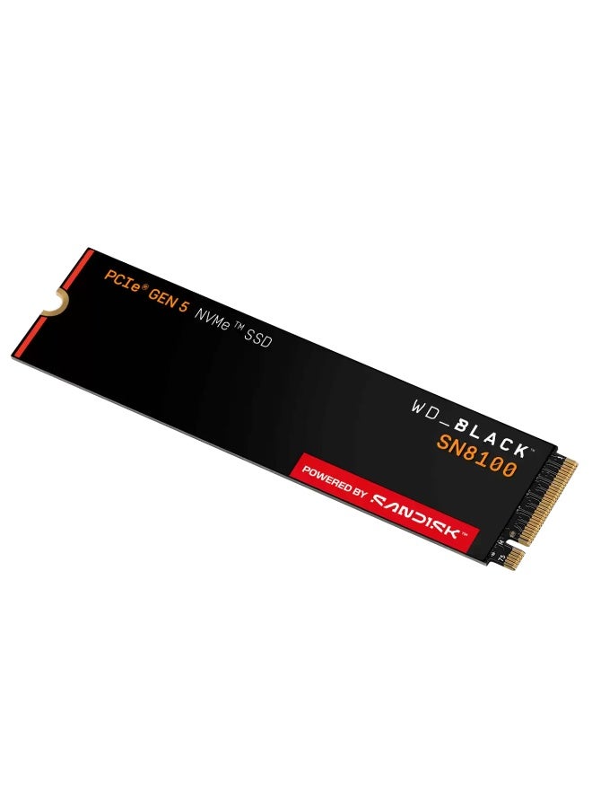 WD SN8100 4TB M.2 2280 PCIe Gen5 NVMe SSD, 14,900 MB/s Read, 14,000 MB/s Write, 2,400 TBW Endurance, TLC 3D NAND, DRAM Cache, TCG Opal 2.0 Security | WDS400T1X0M-00CMT0 4 TB - Image 2