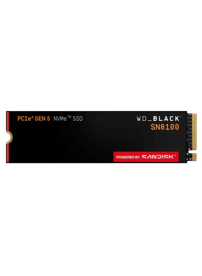 WD SN8100 4TB M.2 2280 PCIe Gen5 NVMe SSD, 14,900 MB/s Read, 14,000 MB/s Write, 2,400 TBW Endurance, TLC 3D NAND, DRAM Cache, TCG Opal 2.0 Security | WDS400T1X0M-00CMT0 4 TB - Image 1