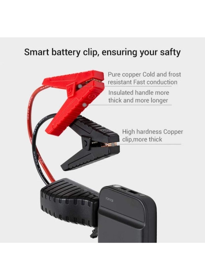 70mai Renewed - Jump Starter PS01, 600A Peak Current, 11100mAh Power Bank for Petrol Engines up to 4.0L and Diesel Engines up to 2.0L - Image 3