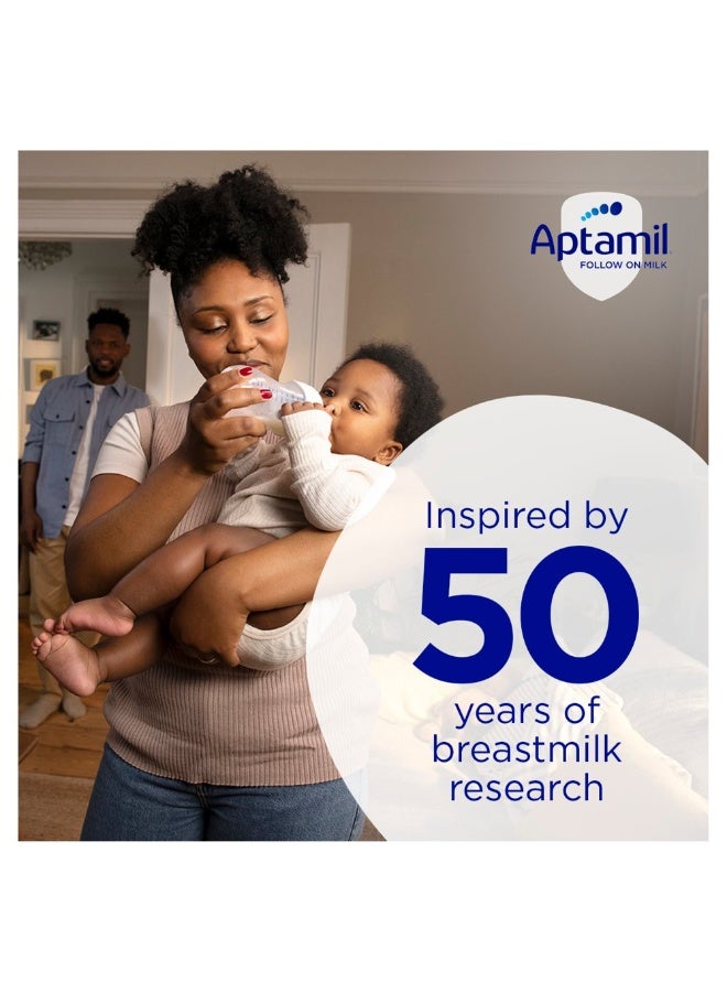 Aptamil Stage 2 Follow On Milk Powder Baby Formula 6-12 Months Natural 800grams ( Pack of 1) Natural 800grams Single - Image 4
