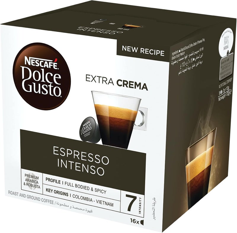 Nescafe Espresso Intenso 16 Coffee Capsules 336grams Pack of 3 - Image 4