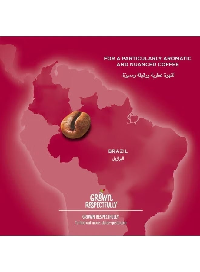 Nescafe Dolce Gusto Americano Decaffeinato 16 Coffee Capsules 128grams Single - Image 3