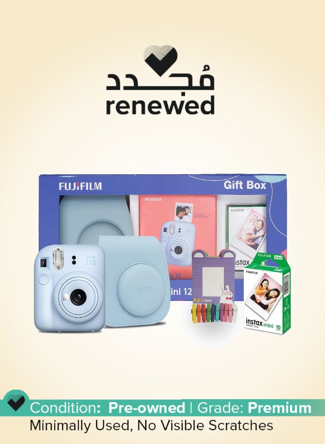 FUJIFILM Renewed - Instax Mini 12 Gift Box - Blue - Image 1