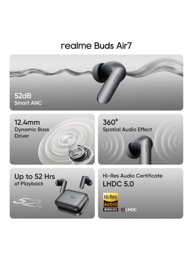 ريل مي Renewed - Earbuds Air 7 True Wireless Slate Grey - Image 5
