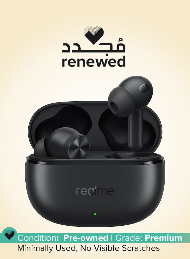 ريل مي Renewed - Buds T200x True Wireless Earbuds for Everyone Black - Image 1