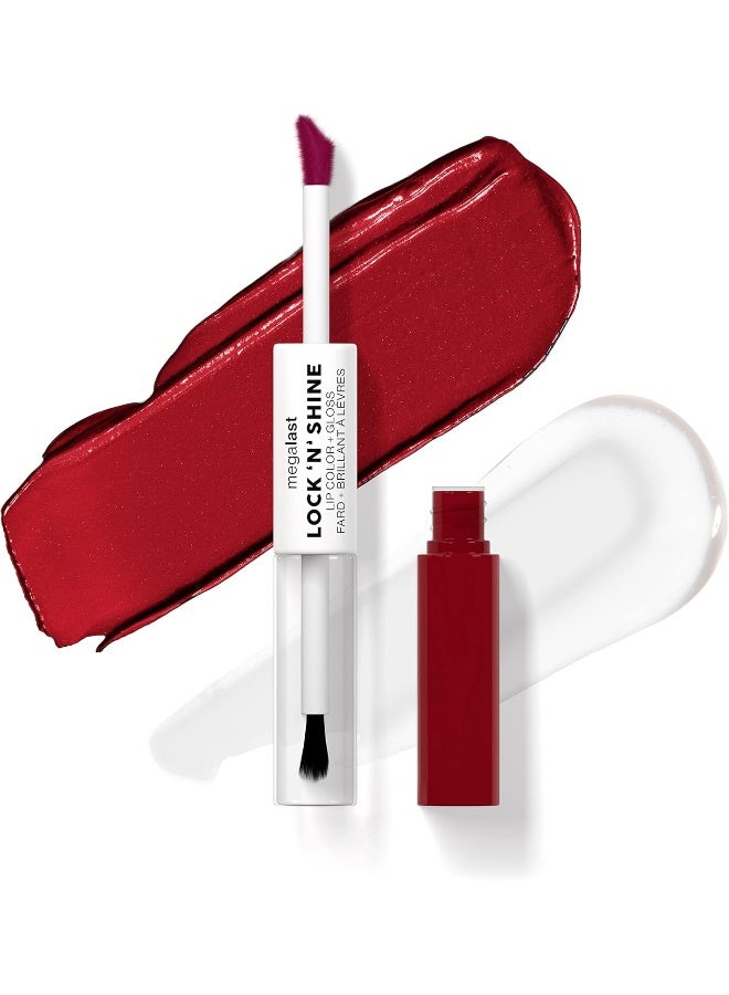 Wet N Wild Megalast Lock n' Shine Lip Color - Red- y- for me - Image 1