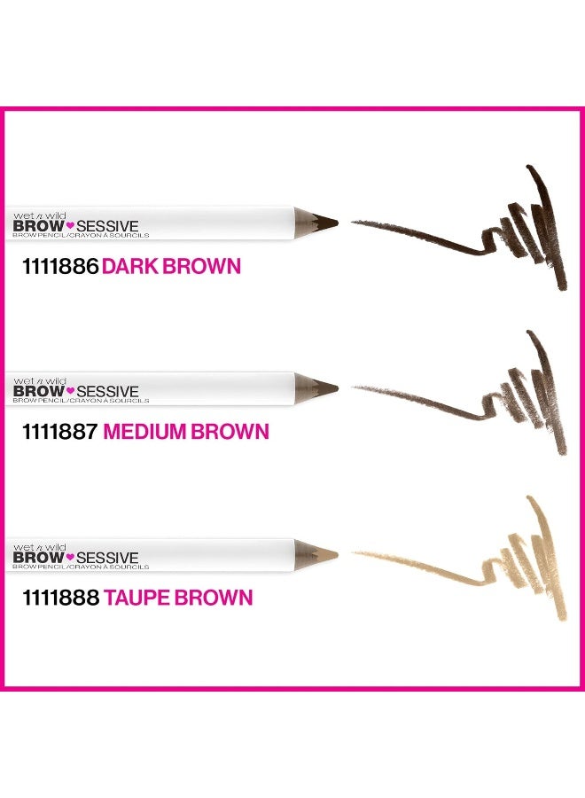 Wet N Wild Brow-Sessive Eyebrow Pencil in Medium Brown - Image 5