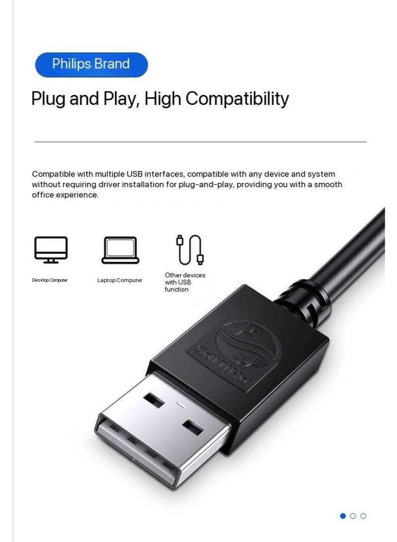 Philips 9307 6-Speed DPI E-Sports Gaming Mouse With RGB Lighting White - Image 4