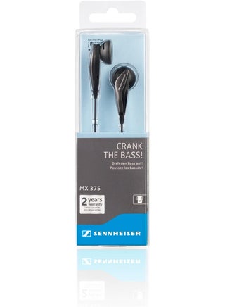 MX375 In-Ear Dynamic Wired Headphones - 3.5mm L-Type Plug High-Definition Stereo Powerful Bass Classic Entry-Level Earbuds black - view 5