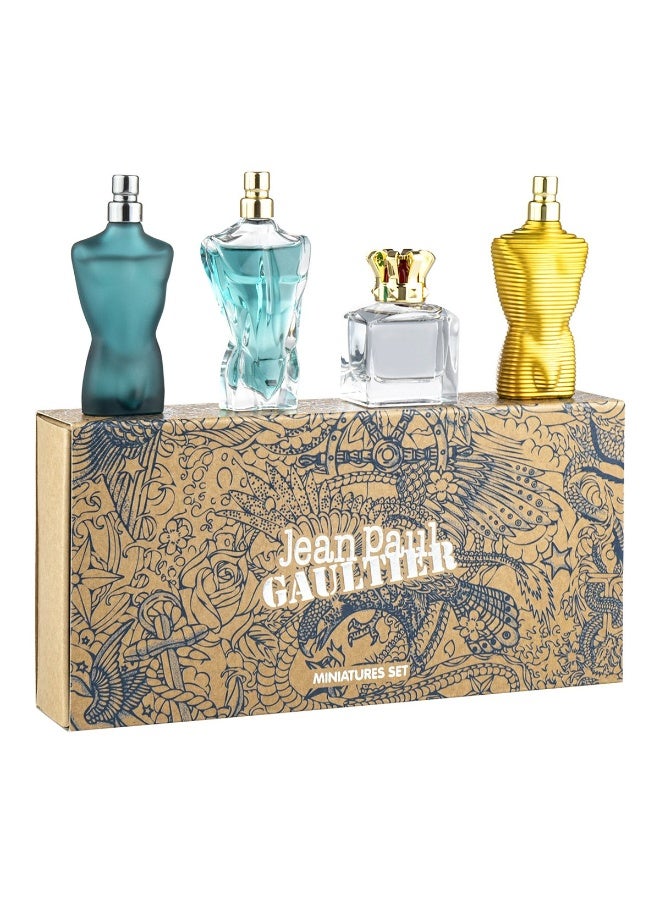Jean Paul GAULTIER 4 x 7ml Men Mini Set (Le Male + Le Male Elixir + Scandal + Le Beau) 24ml - Image 2