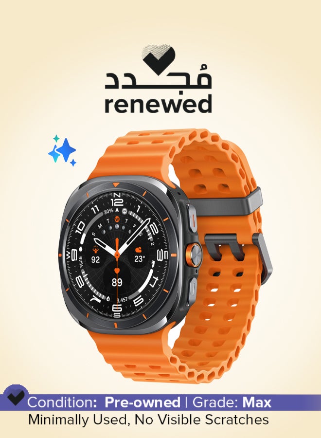 Samsung Renewed - Galaxy Watch Ultra 47mm (Middle East Version) Smartwatch Titanium Gray - Image 1