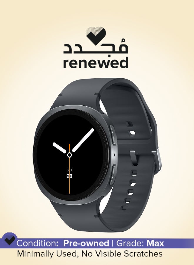 سامسونج Renewed - Galaxy Watch 8 40mm (International Version) Bluetooth Smartwatch Graphite - Image 1