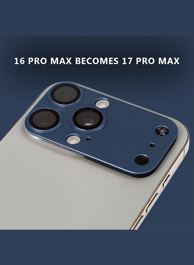 MARGOUN 2 Pieces Lens Protector for iPhone 15 Pro Max and 16 Pro Max – Magic Style Imitating iPhone 17 Pro Max Camera Design Multicolour-1 - Image 2
