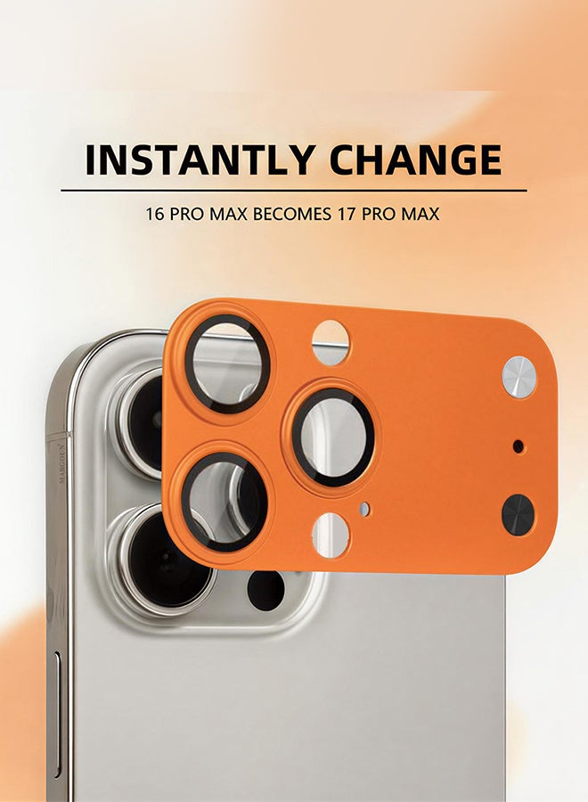 MARGOUN 2 Pieces Lens Protector for iPhone 15 Pro Max and 16 Pro Max – Magic Style Imitating iPhone 17 Pro Max Camera Design Multicolour-1 - Image 5