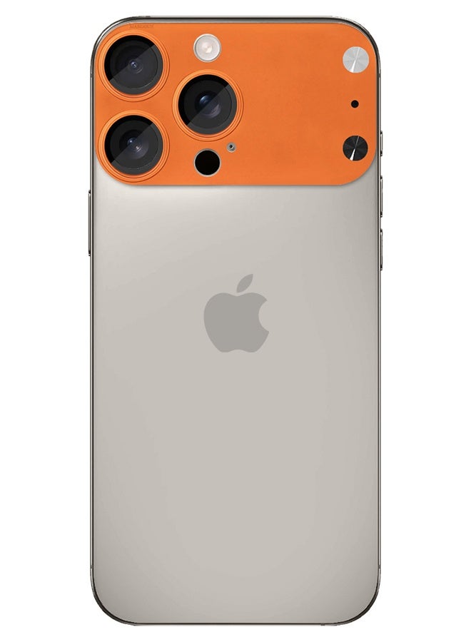 مارجون حماية عدسة 3 قطع لجهاز iPhone 15 Pro Max و 16 Pro Max – تصميم سحري يحاكي كاميرا iPhone 17 Pro Max - Image 3